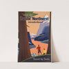 Visit the Pacific northwest wonderland… Travel by train (1925) by The Willmarths
