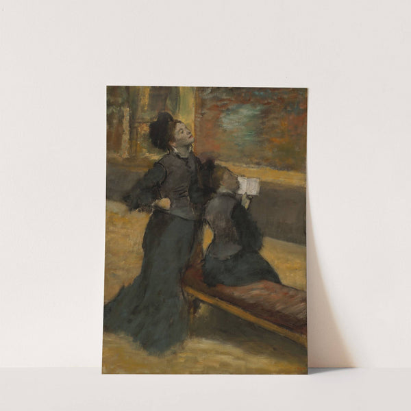 Visit to a Museum (circa 1879) by Edgar Degas