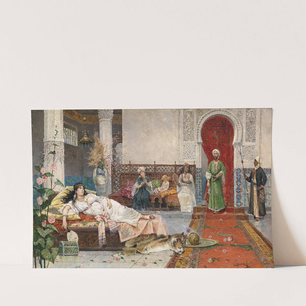 Visit to the Harem by Juan Giménez Martín