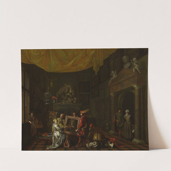 Visit to the painter’s studio (after 1689) by Hendrick Govaerts