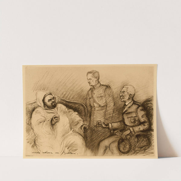 Visite intime au sultan. (1922) by Noël Dorville