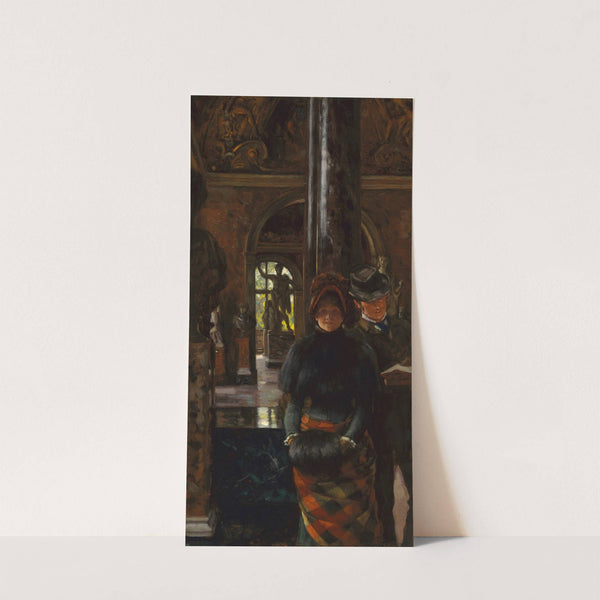 Visiteurs étrangers au Louvre (circa 1880) by James Tissot