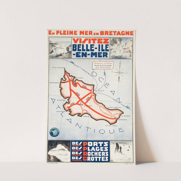 Visitez Belle-Ile-en-Mer. En pleine mer en Bretagne by P. Cadre