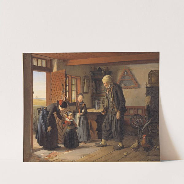 Visiting Grandfather by Julius Exner