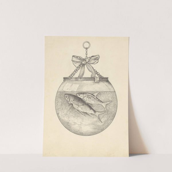 Vissen in een kom by Willem Pothast