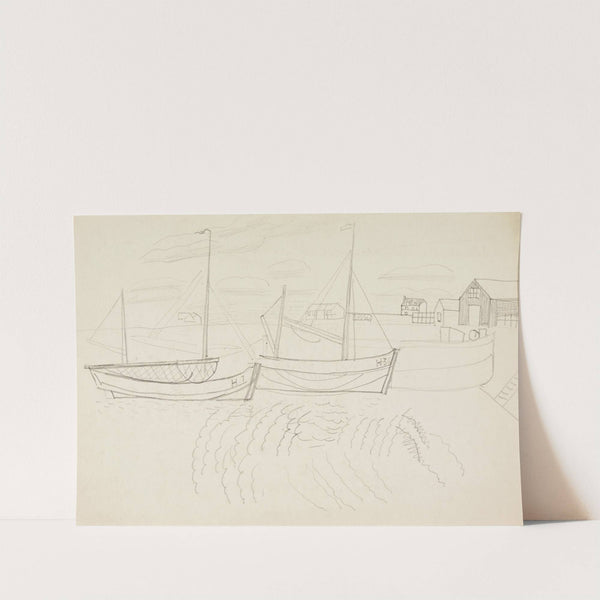 Vissersboten (1947) by Jean Brusselmans