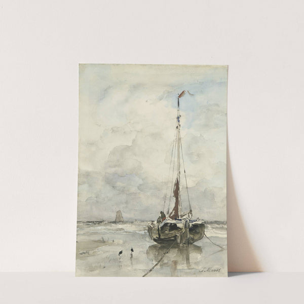 Visserspink aan het strand by Jacob Maris