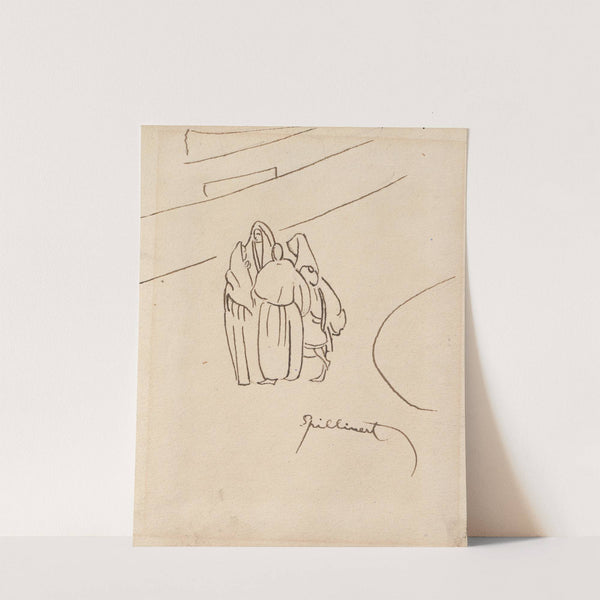 Vissersvrouwen in gesprek (1928) by Léon Spilliaert