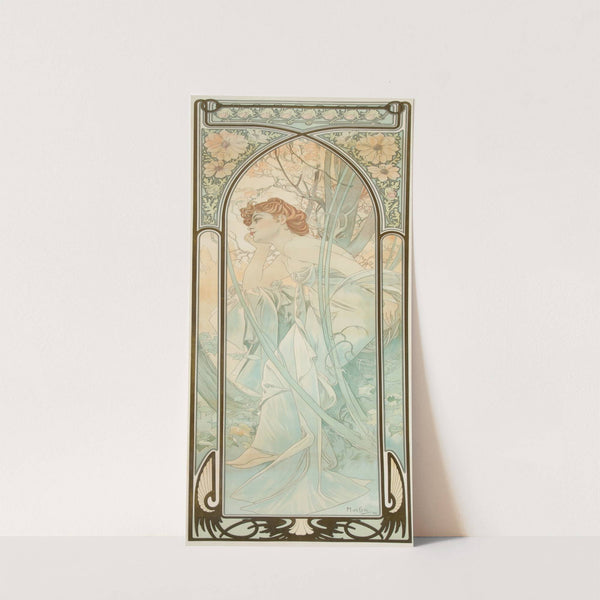 Vitrail pour la façade de la boutique Fouquet by Alphonse Mucha