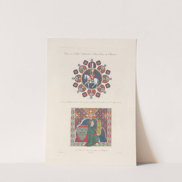 Vitraux de l'église cathédrale de Notre Dame de Chartres. by Nicolas Xavier Willemin