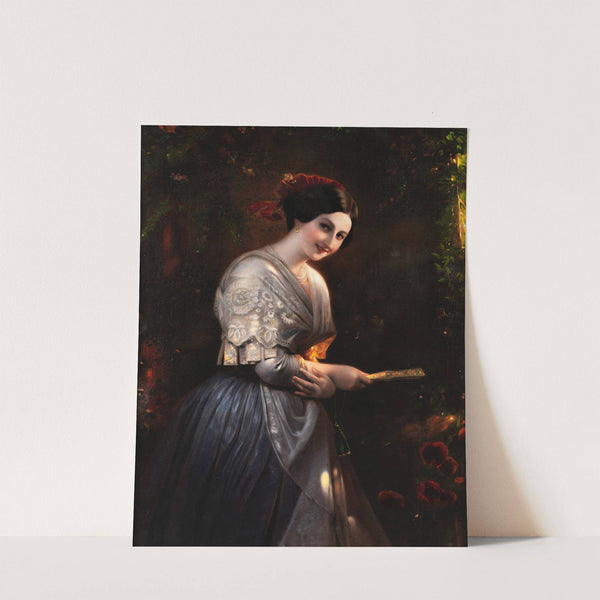 Vittoria Caldoni im Kostüm der Albaner by August Riedel