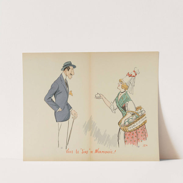 Vive le ‘Sire’ de Normandie (1920) by Georges Goursat (Sem)