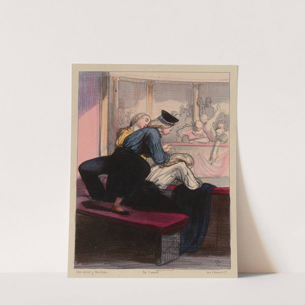 V’là qu’elles ont des mots (1840) by Paul Gavarni