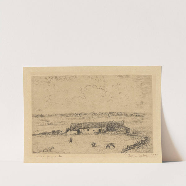 Vlaamse hoeve by James Ensor
