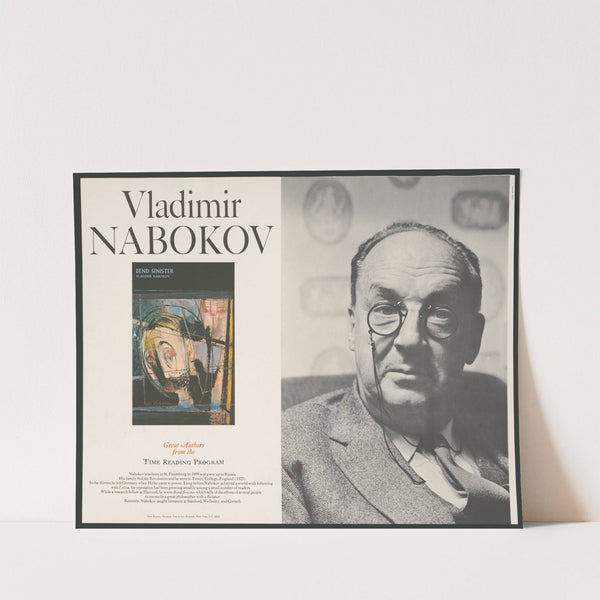 Vladimir Nabokov great authors from the Time Reading Program by Henry Grossman