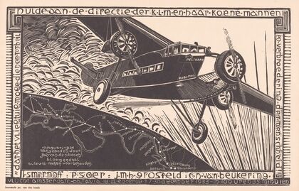 Vlucht van de Pelikaan van Amsterdam naar Batavia in 1933