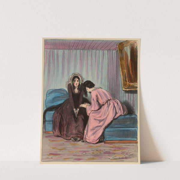 Voilà mon petit Emile qui venait diner avec moi by Paul Gavarni