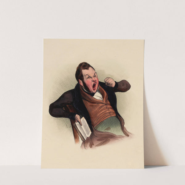 Voilà une lecture amusante What a delightful reading (1836) by Charles-Joseph Traviès de Villers