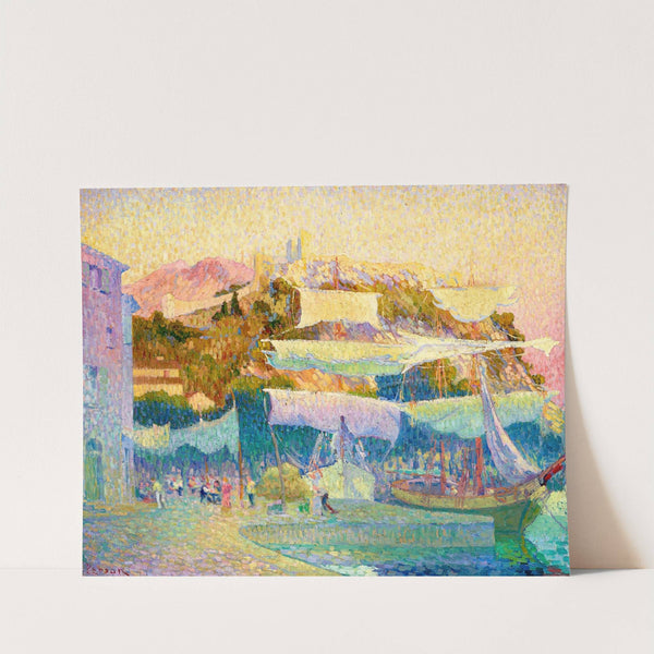 Voiles au sec, Cassis by Henri Person