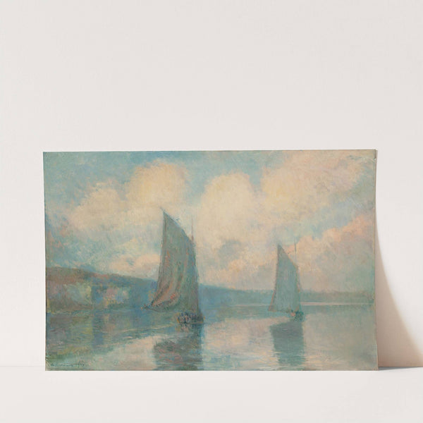 Voiliers sur la Seine (1910) by Albert Lebourg