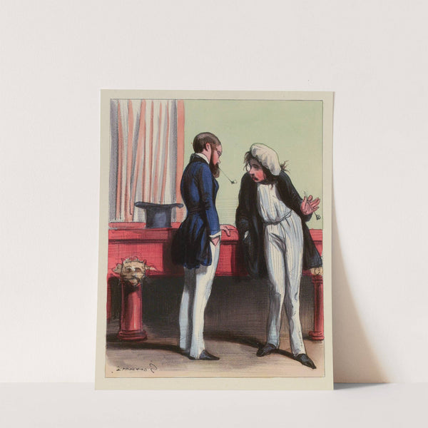 Vois-tu Fifine nous lanterne tous les deux et ça devient chose Faut en finir (1839-1841) by Paul Gavarni