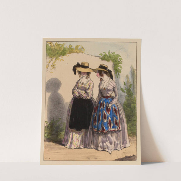 Vois-tu, ma petite, quand un amoureux commence à devenir dangereux. et on fait des bêtises (1840) by Paul Gavarni