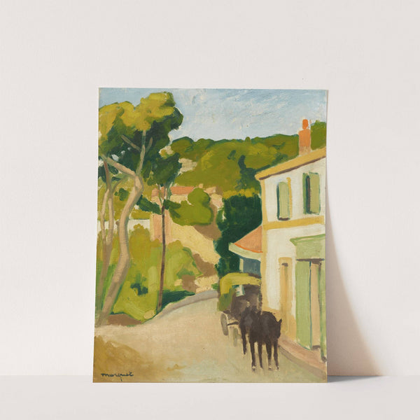 Voiture sur la route d’Estaque (1918) by Albert Marquet