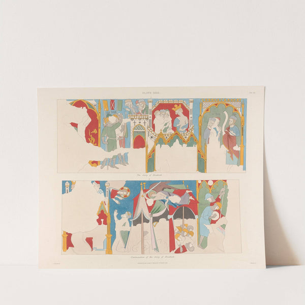 Vol. 6, Plate XXXII: The Story of Hezekiah. by Charles Alfred Stothard