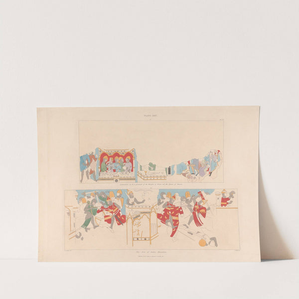 Vol. 6, Plate XXXV: Continuation as it is Presumed of the Miracles of Elisha, and the Famine of Samaria. The Acts of Judas Maccabeus. by Charles Alfred Stothard