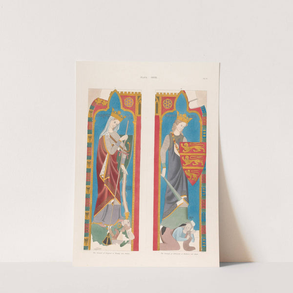 Vol. 6, Plate XXXVIII: The Triumph of Largesse or Bounty over Avarice. The Triumph of Debonerete or Meekness over Anger by Charles Alfred Stothard