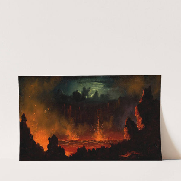 Volcanic Landscape (circa 1886) by Jules Tavernier