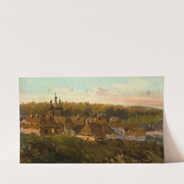 Volhynian Village (1864) by Józef Szermentowski