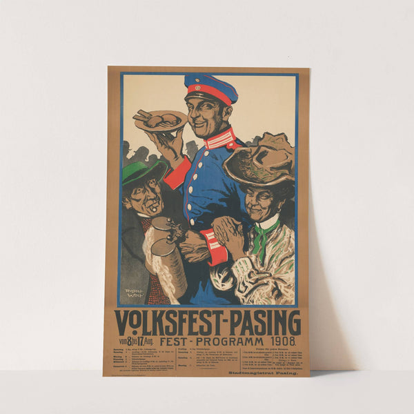 Volksfest Pasing. 8.-17. August 1908 (1906) by Rudolf Robert Wolf