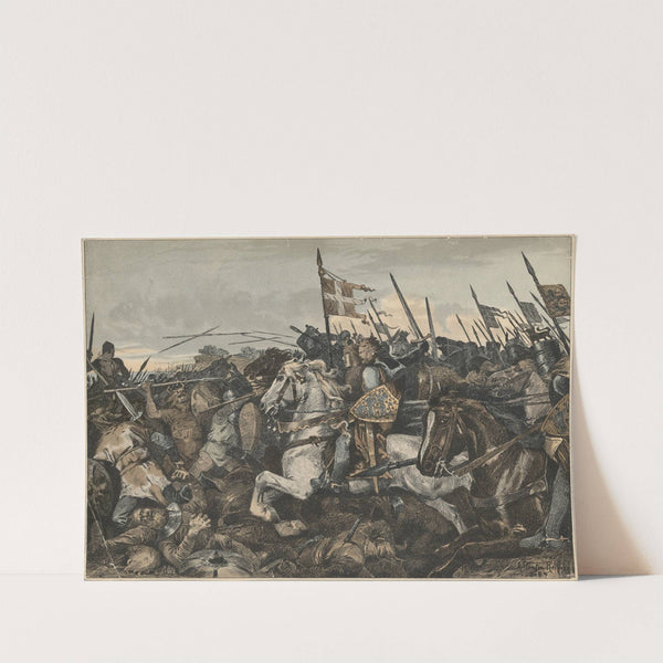 Volmerslaget (Valdemar’s battle). by Karl Hansen Reistrup