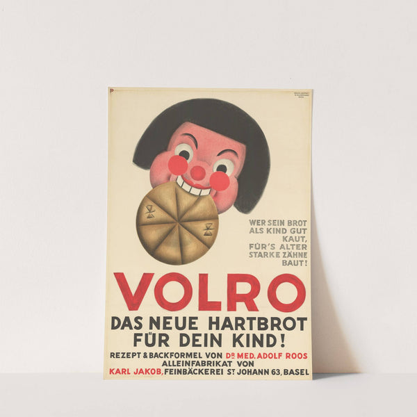 Volro – Das neue Hartbrot für dein Kind (1935) by Otto Plattner