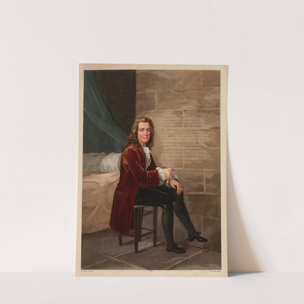 Voltaire à la Bastille composant la Henriade (1822) by Frédéric Bouchot