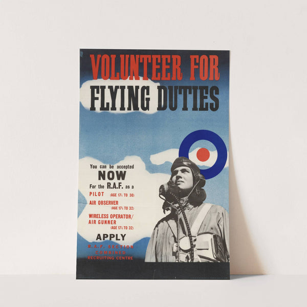 Volunteer for Flying Duties by Jonathan Foss