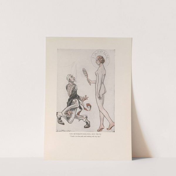 Von Bethmann-Hollweg and Truth (1916-1917) by Louis Raemaekers