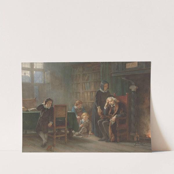 Vondel in zijn laatste levensjaren by Hendrik Albert van Trigt