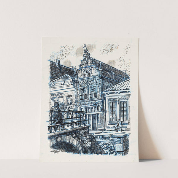 Voorgevel van het Museum te Edam by Martin Monnickendam