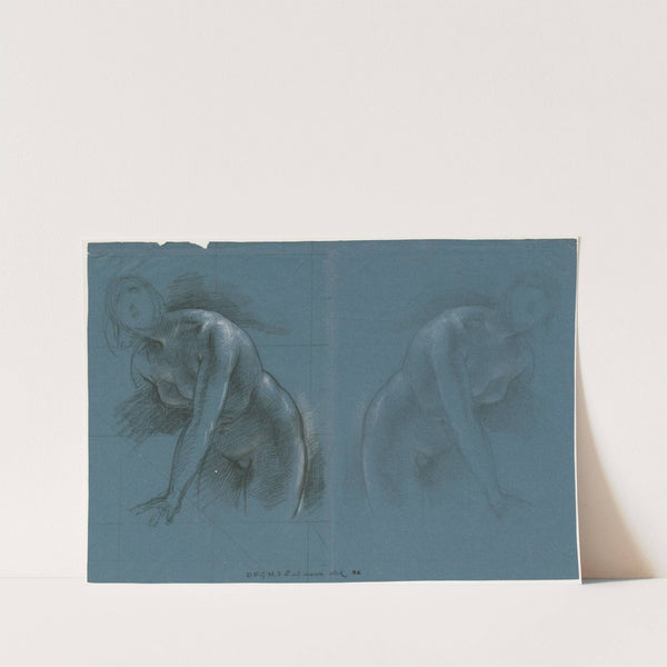 Voorovergebogen naakte vrouw (Eva) by David Humbert de Superville