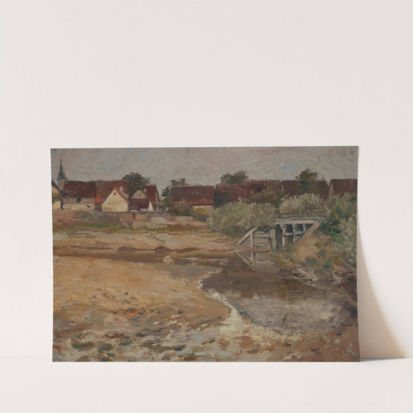 Vor dem Dorf by Wilhelm Nagel