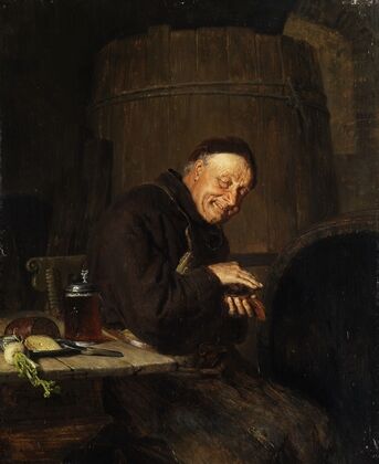 Vor der Brotzeit (1884)