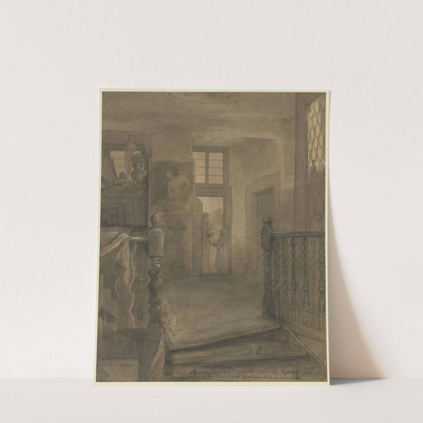 Vor der Wohnung Anton Radls im Hinterhaus des Heerd'schen Hauses in der Friedberger Straße 144 by Philipp Rumpf