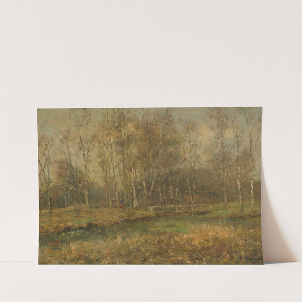 Vorfrühling im Park by Rudolf Höckner