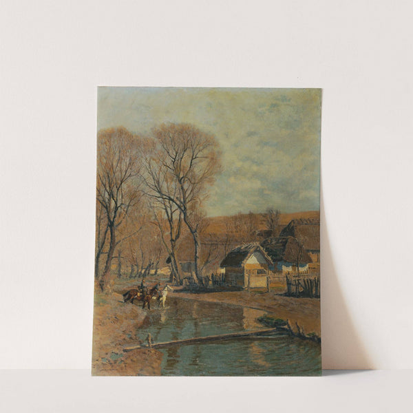 Vorfrühling in Ostgalizien by Anton Hans Karlinsky