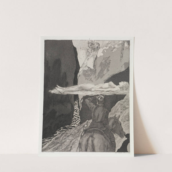 Vor’m Turm (Zelt, Opus XIV, 2. Teil, Nr. 36) (1915) by Max Klinger