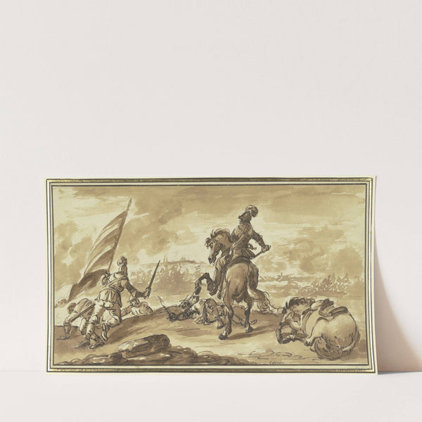 Vorpostengefecht zwischen Reitern und Fußsoldaten (1750) by Francesco Giuseppe Casanova