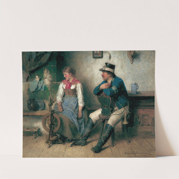 Vorsichtige Annäherung by Hugo Kauffmann