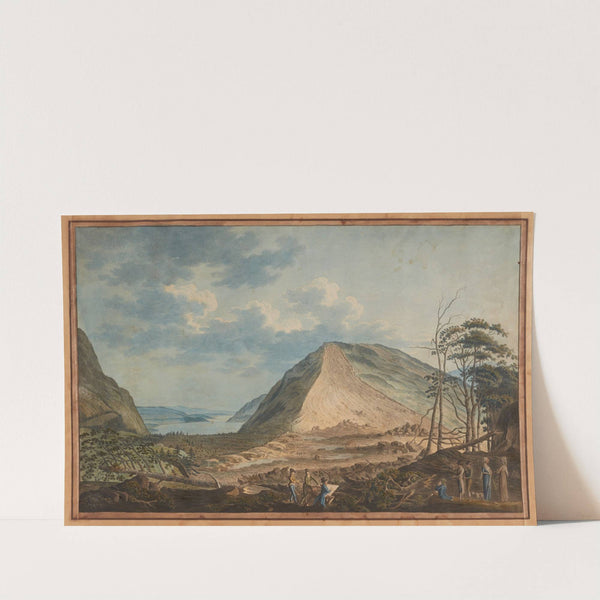 Vorstellung des Schutts über Goldau u. diese Gegenden im Canton Schweiz by Johann Jakob Aschmann